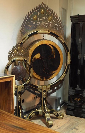 Японский антикварный барабан